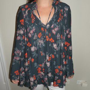 Free People Floral Tunic